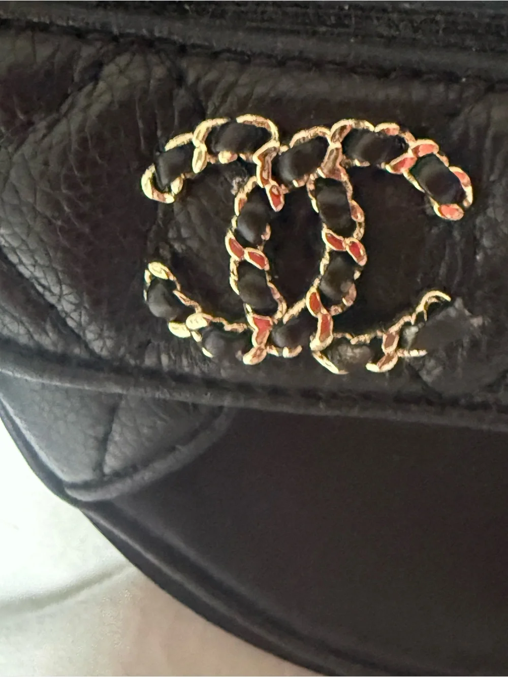 CHANEL Black Quilted Leather Double-Strap Sandals with Gold CC Hardware